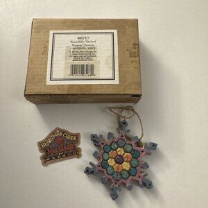 Jim Shore Snowflake 3" Ornament Pastel Christmas 2005 MM5